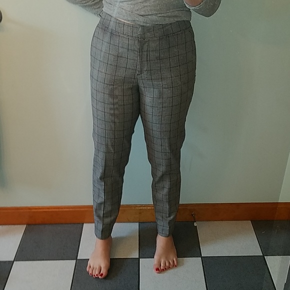 H&M Plaid Dress Pants - Picture 1 of 7